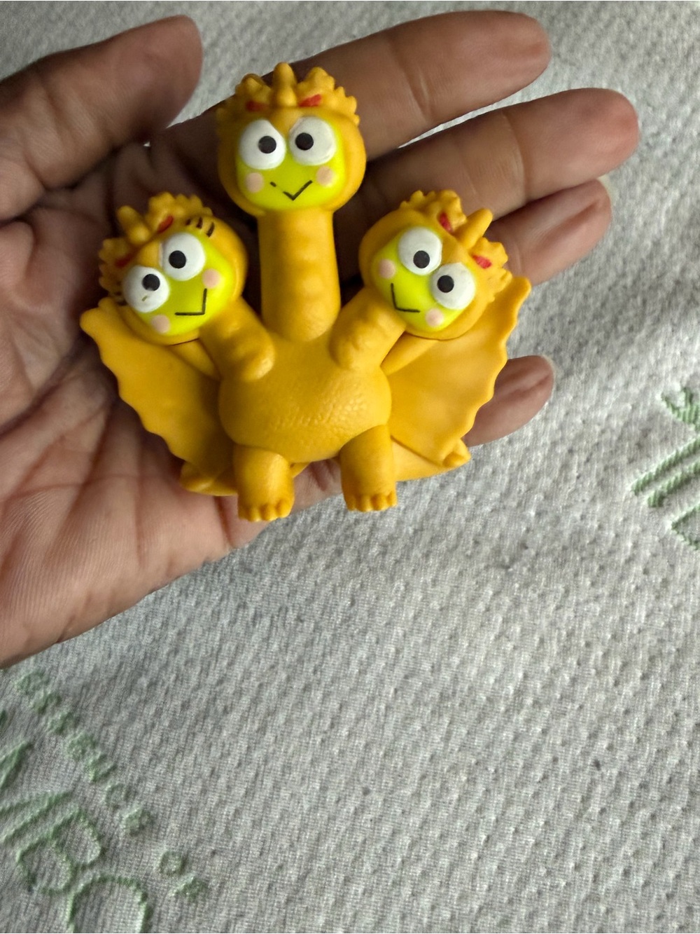 McDonald’s Yellow Three-Headed Dragon Toy -
